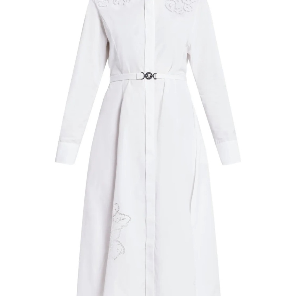 Versace sangallo embroidered shirt dress IT 40 - Picture 3 of 10